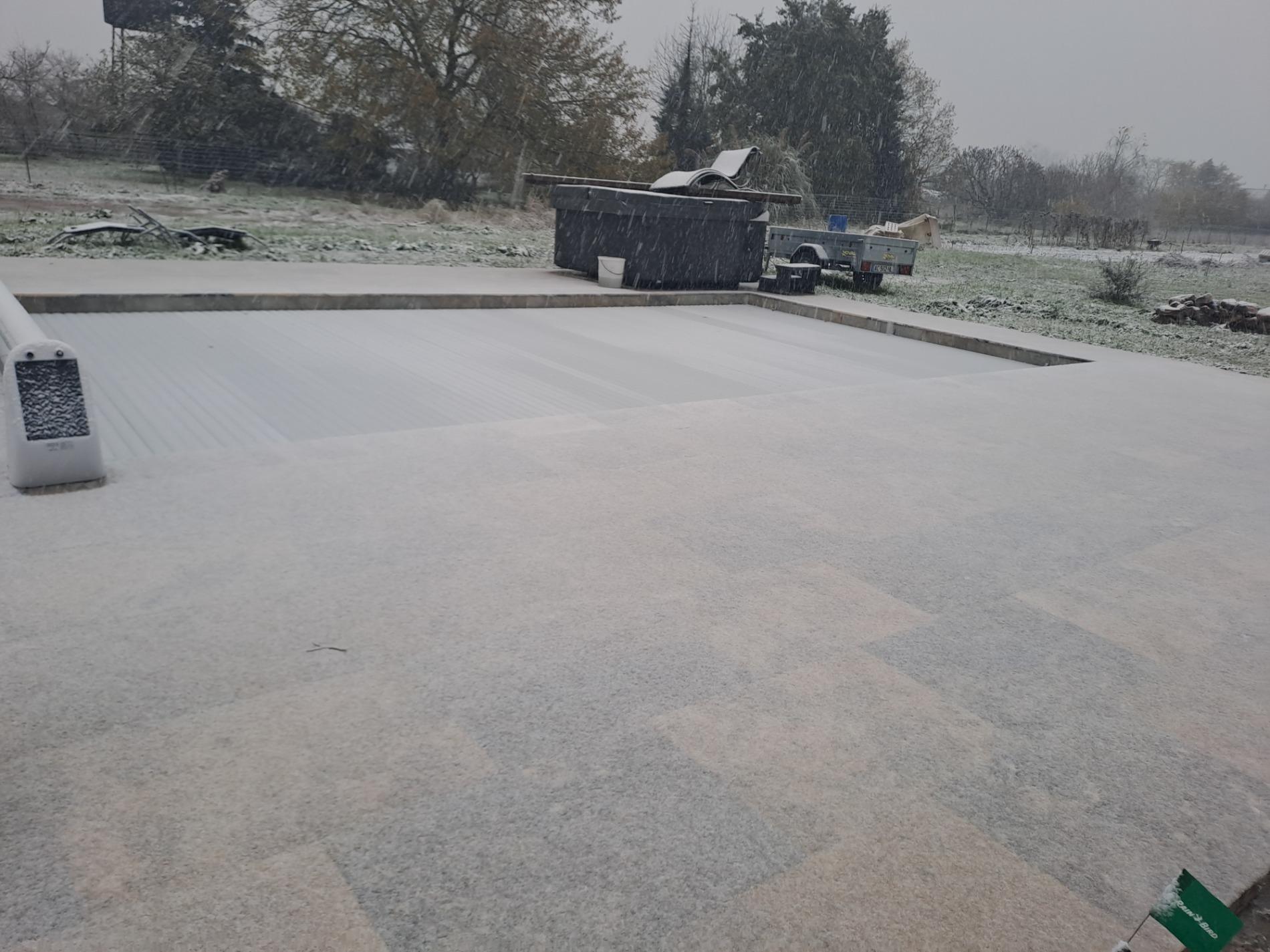 Le domaine sous la neige