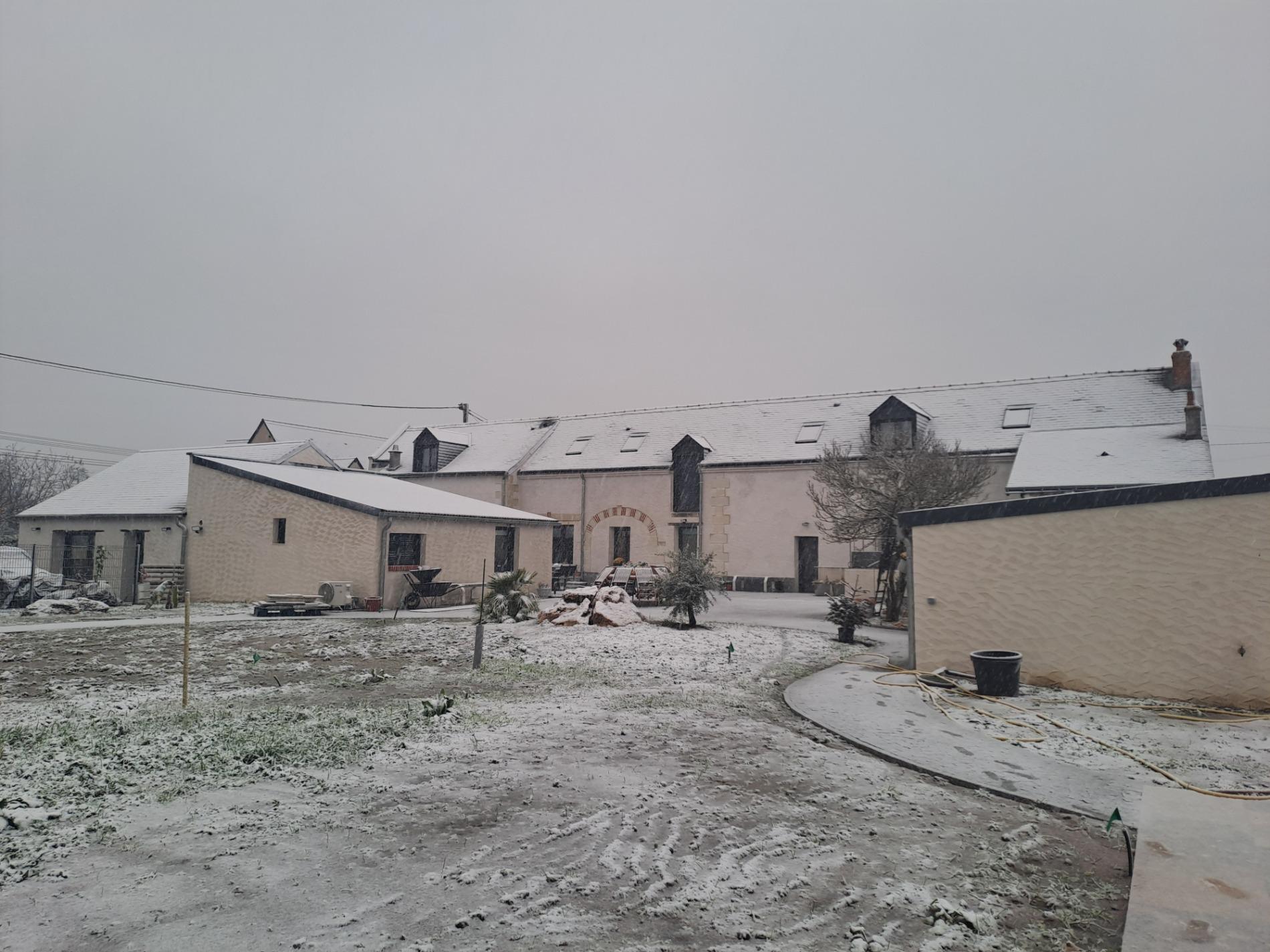 Le domaine sous la neige