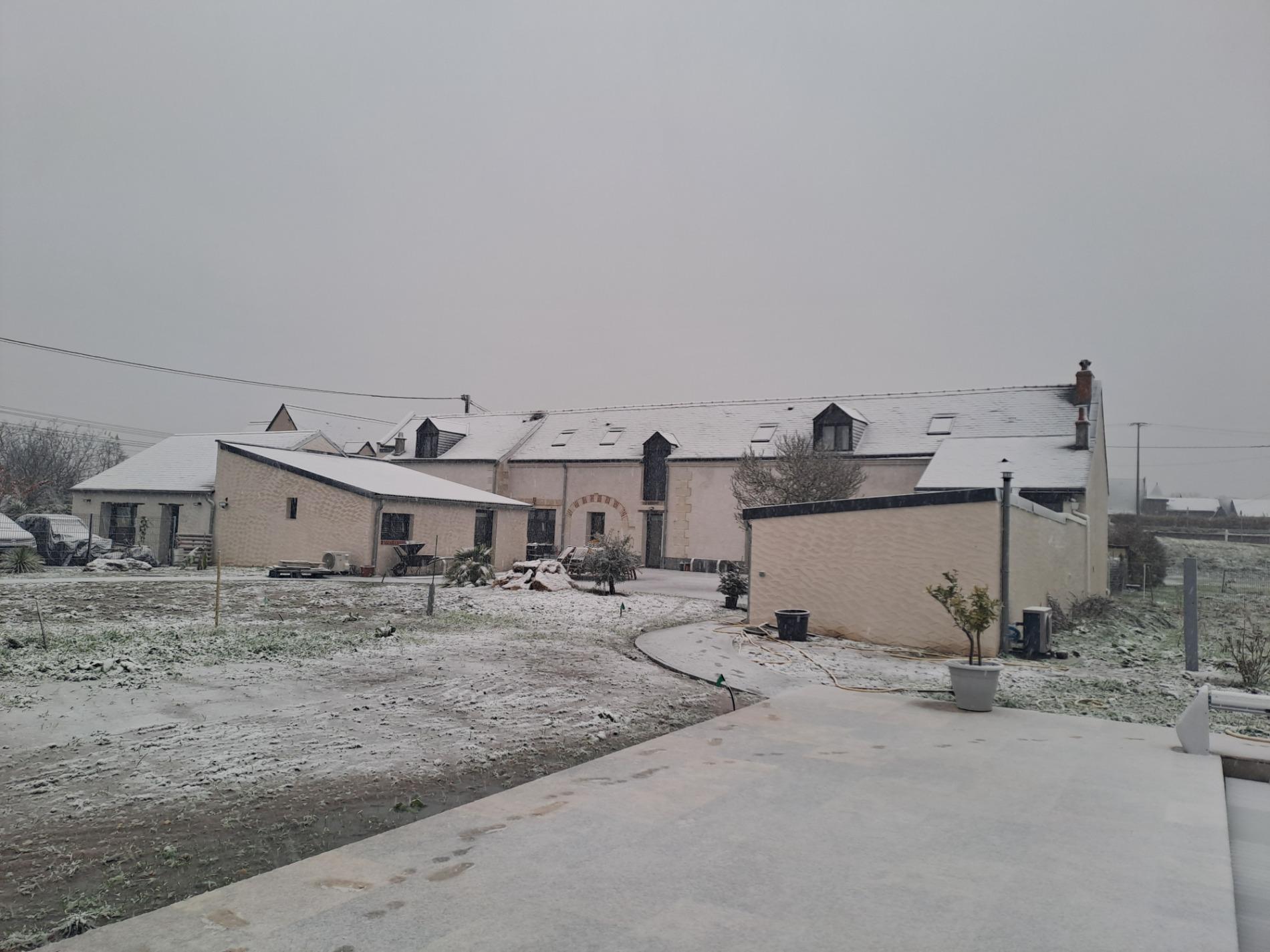 Le domaine sous la neige