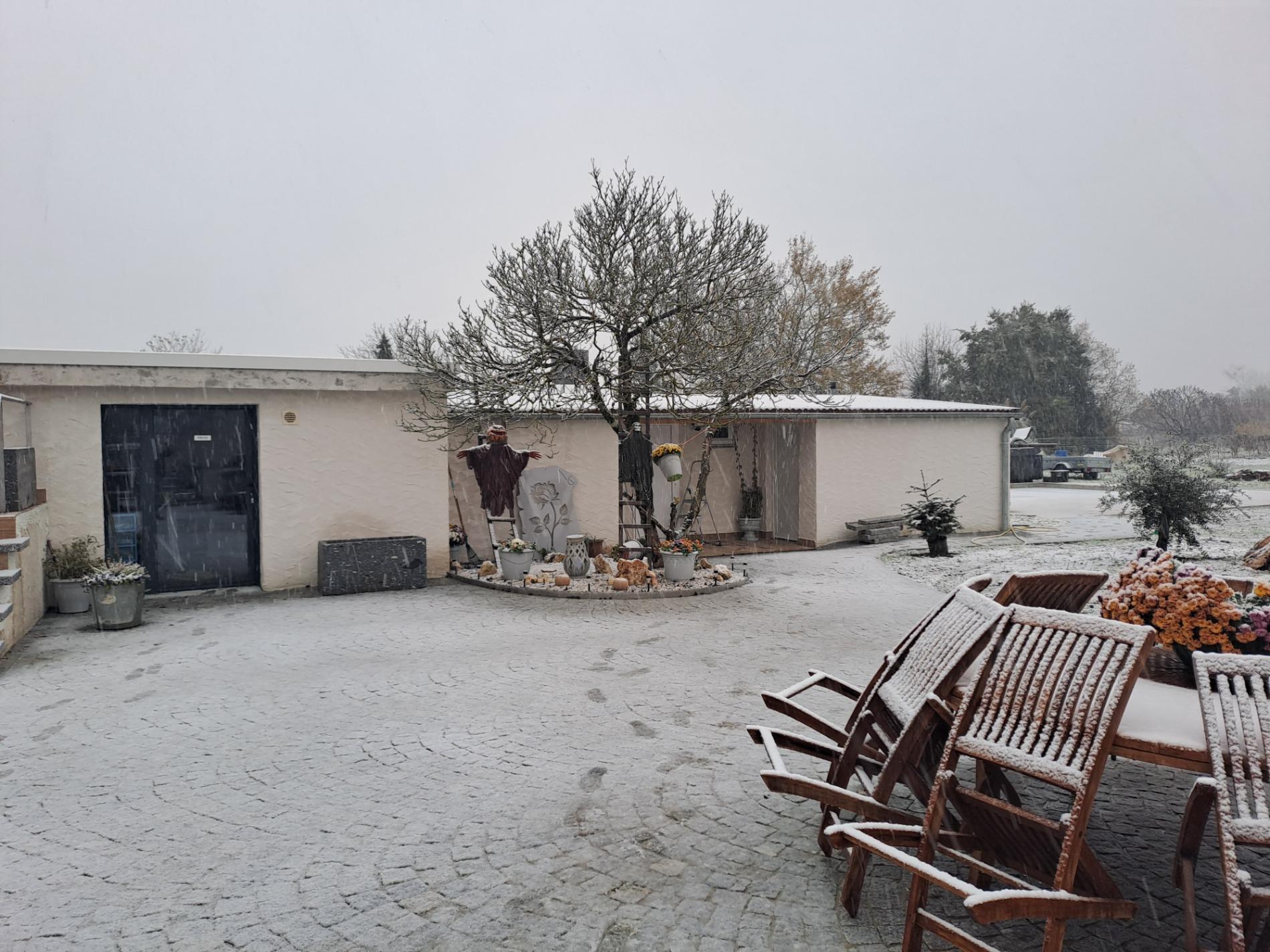 Le domaine sous la neige