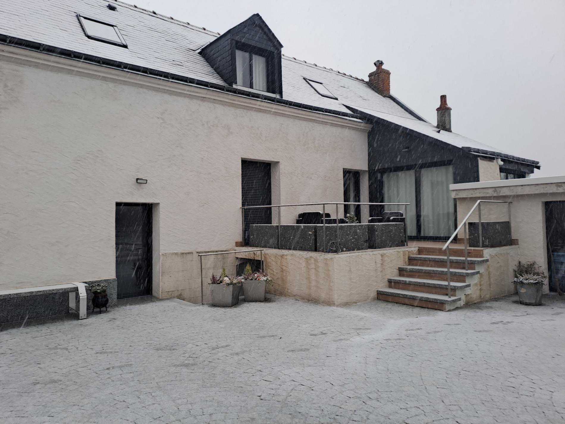 Le domaine sous la neige