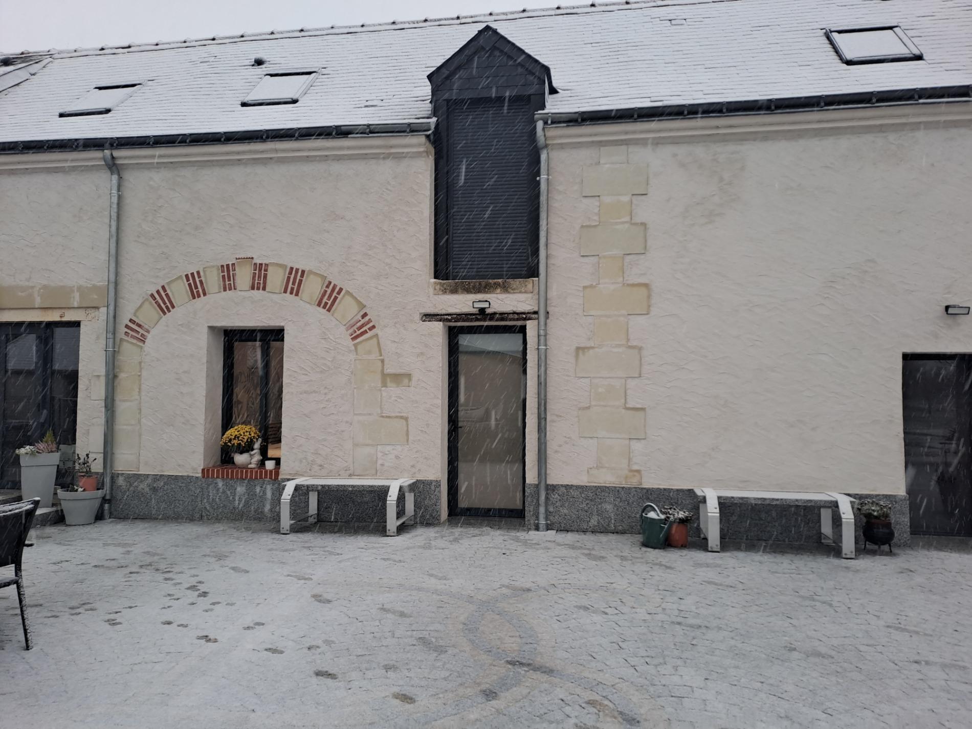 Le domaine sous la neige