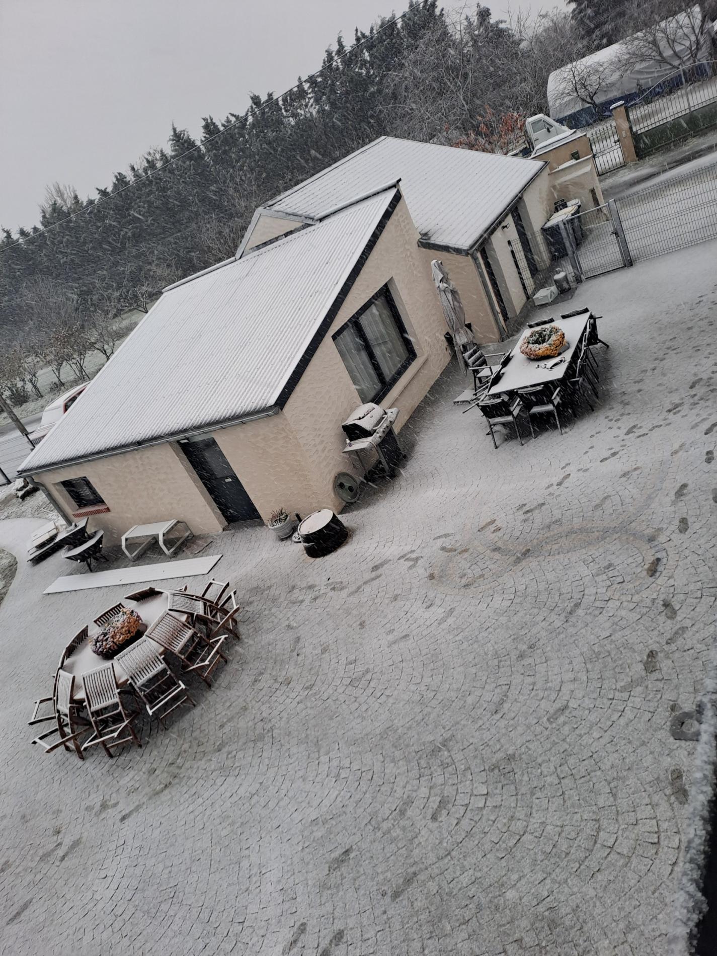 Le domaine sous la neige