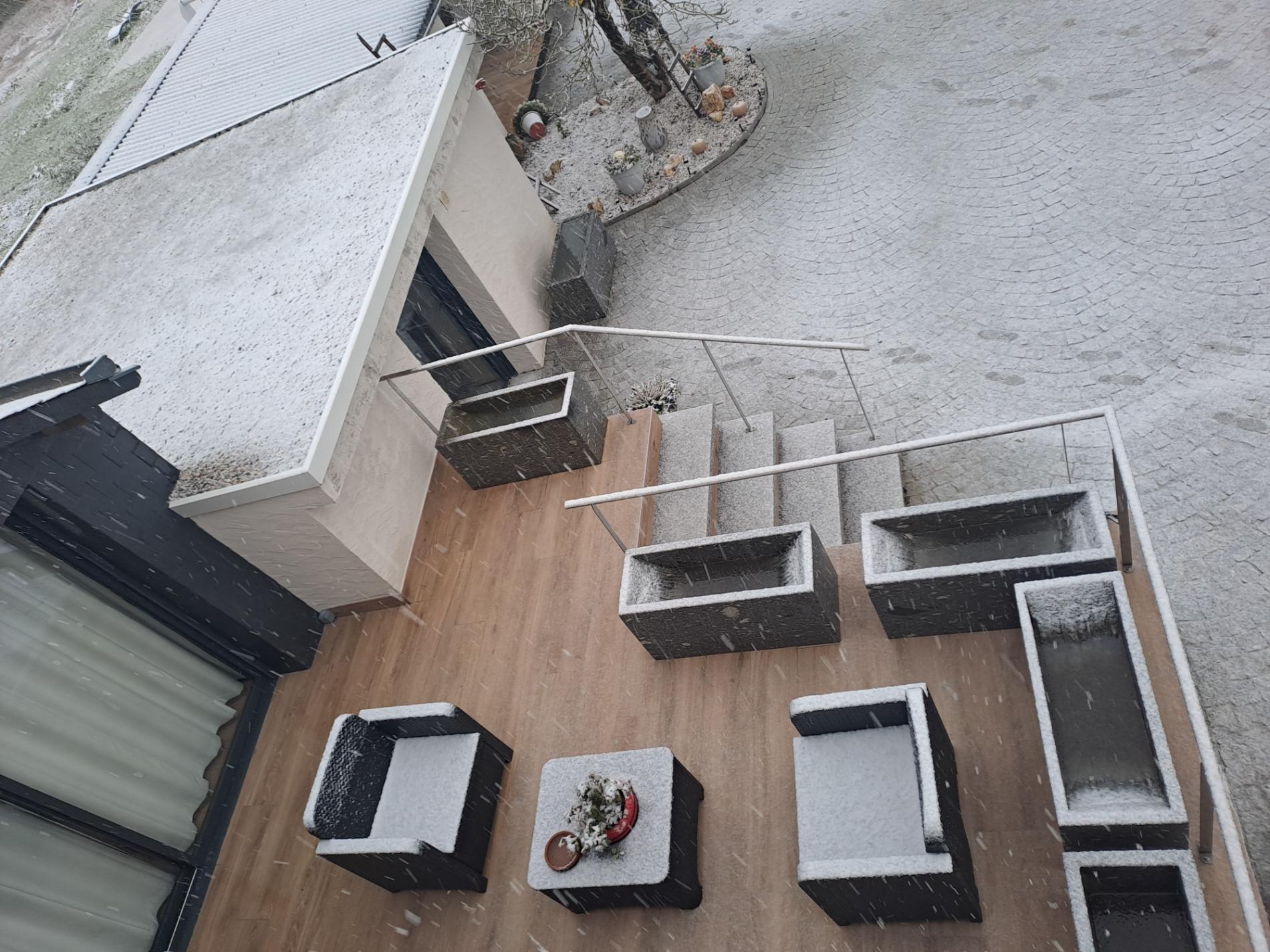 Le domaine sous la neige