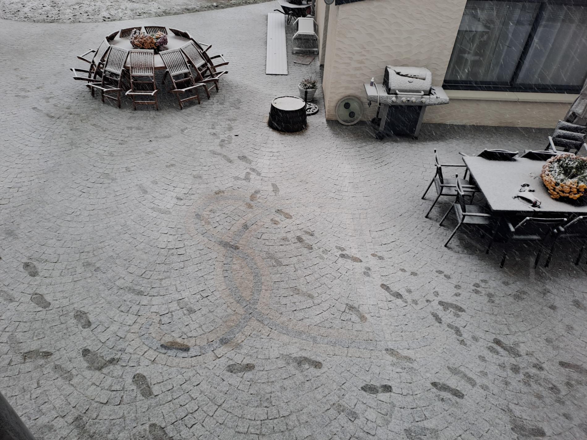 Le domaine sous la neige