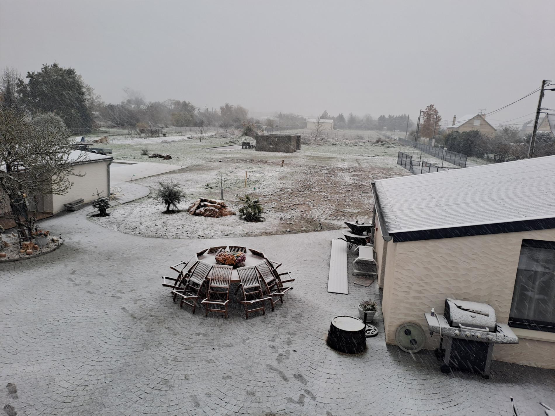 Le domaine sous la neige