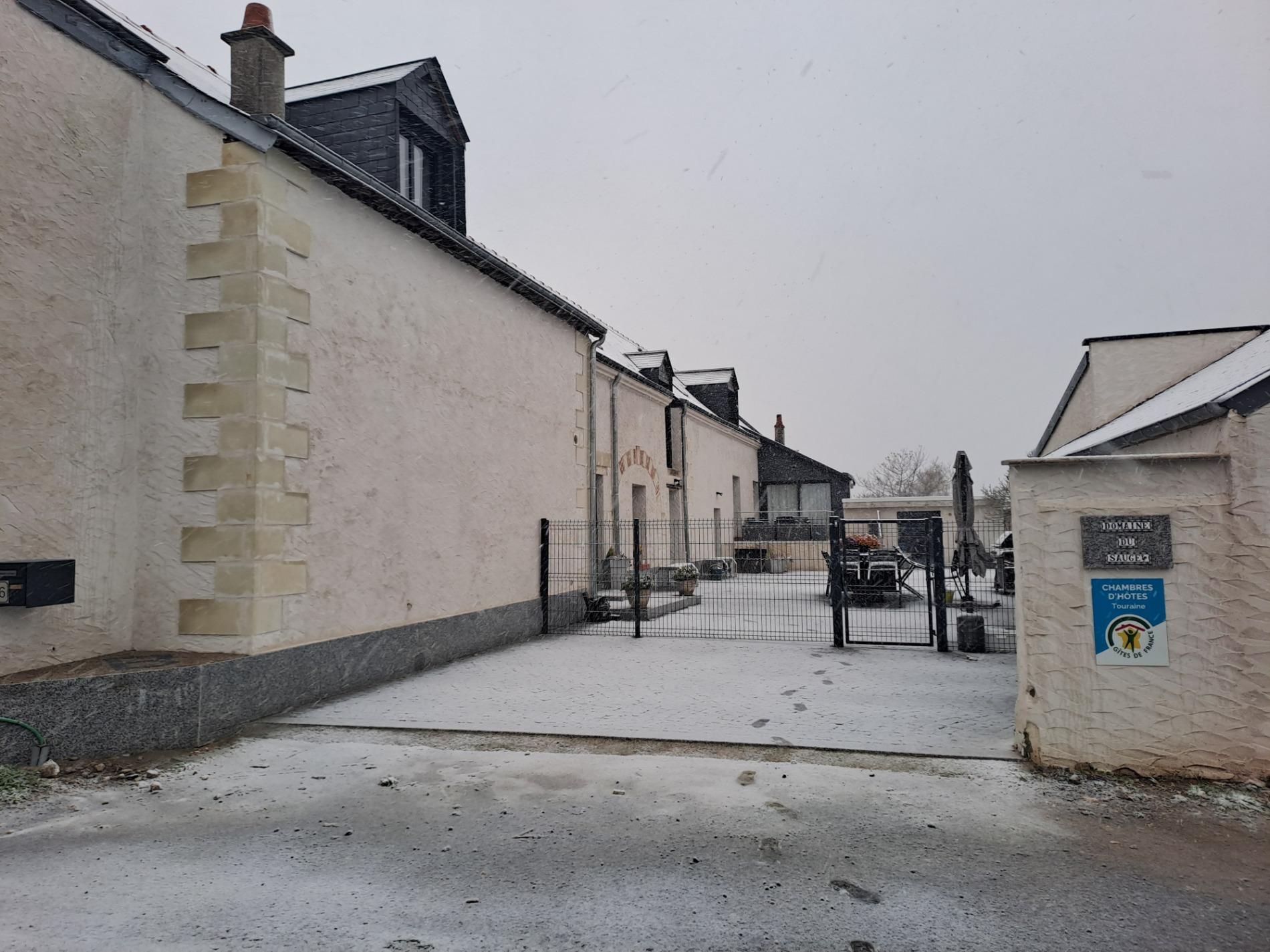 Le domaine sous la neige