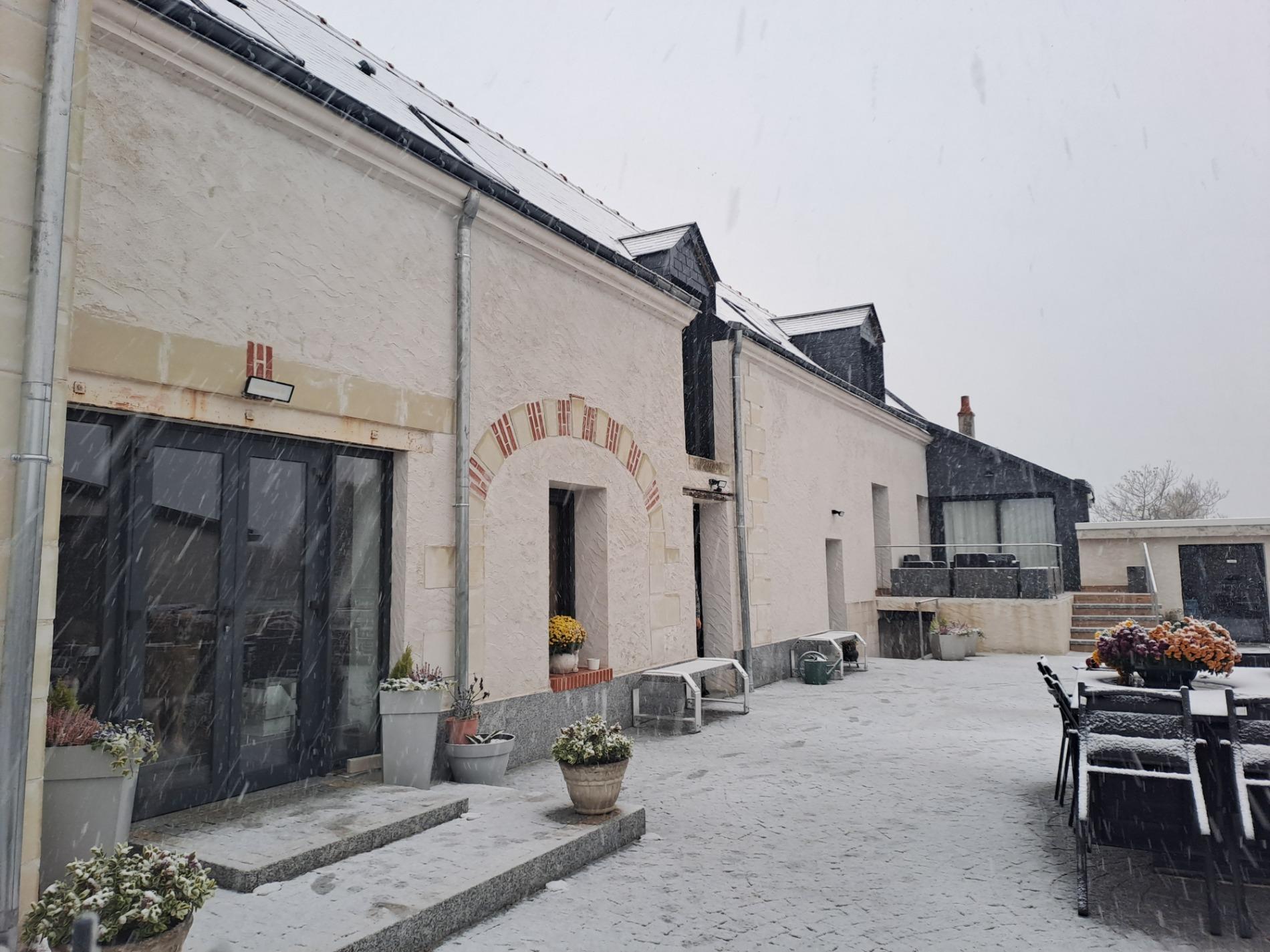 Le domaine sous la neige